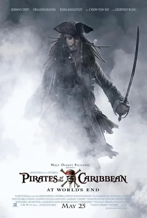 Pirates of the Caribbean: At World's End film posteri